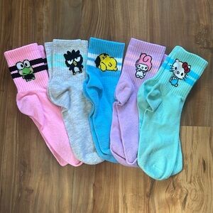 5 Sanrio Socks